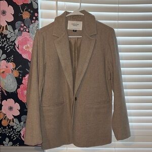 American Eagle Outfitters Women's Beige Blazer